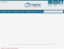 Tablet Screenshot of olympicwholesale.ca